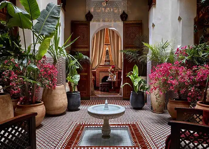 Moroccan luxury riad to spend night during your Morocco Grand Tour