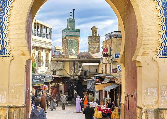 The Blue Gate of Fes to visit during your Morocco tour from Tangier