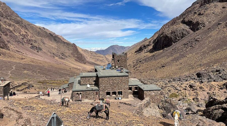 Toubkal Refuge where to spend the night on your 2-Day Mount Toubkal trek