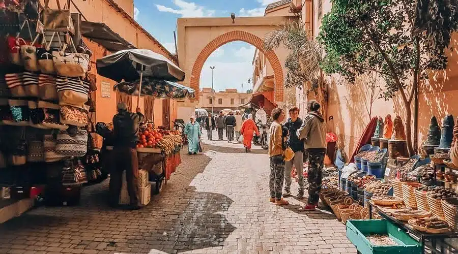 Marrakech Medina streets