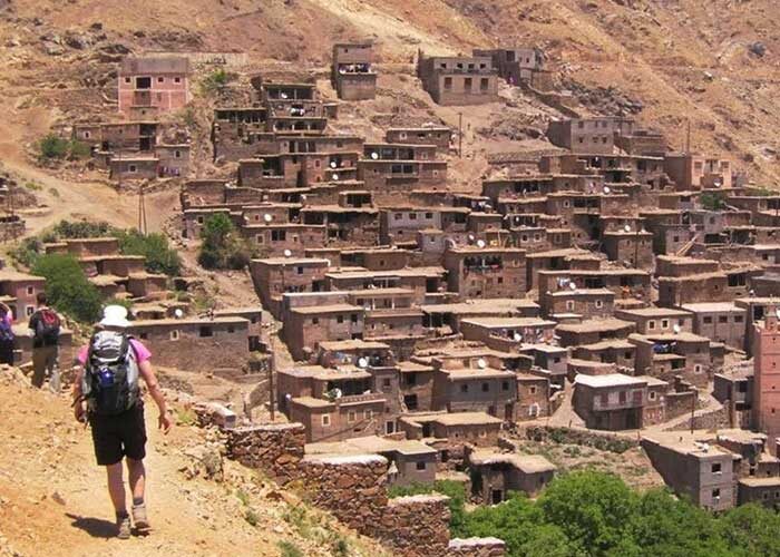 Berber village in the Atlas Mountains