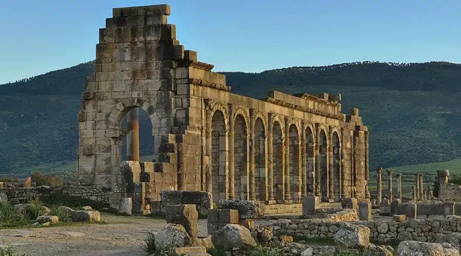 Volubilus archaeological site to explore on your tour of North Morocco