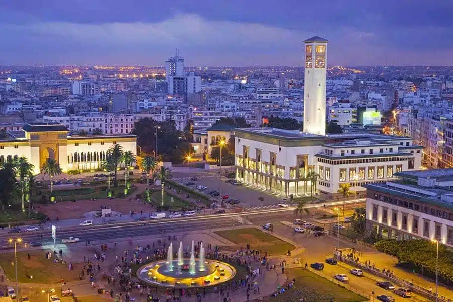 Casablanca city center