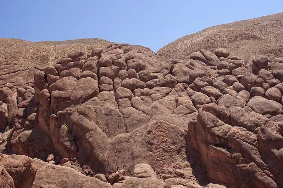 Monkey fingers rock formation