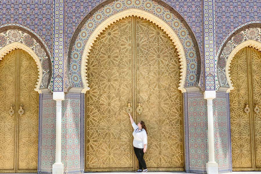 Fez Royal Palace bronze gates