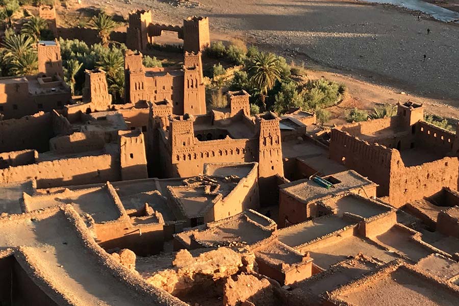 Kasbah Ait Ben Haddou top view point