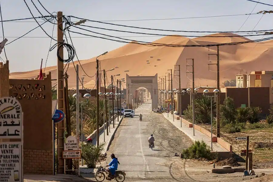 Merzouga Village next to Erg Chebbi dunes