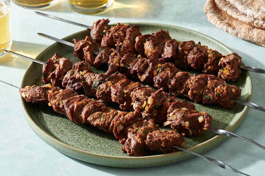 Moroccan beef Kebabs